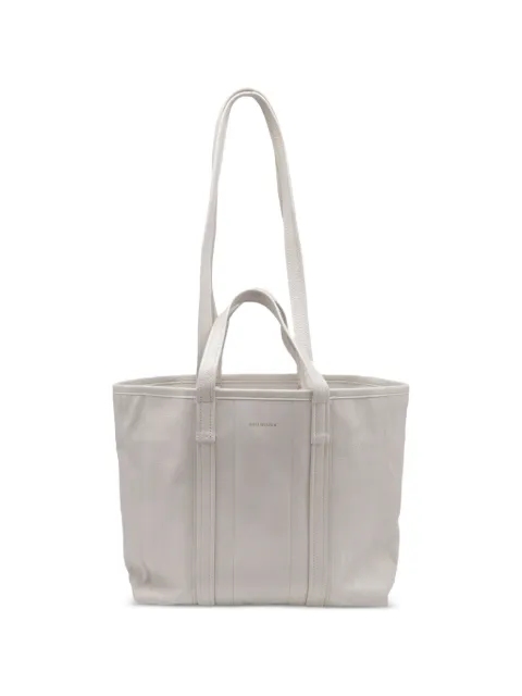 Balenciaga Pre-Owned Barbes leather shopper White BAPUUSBA719428W