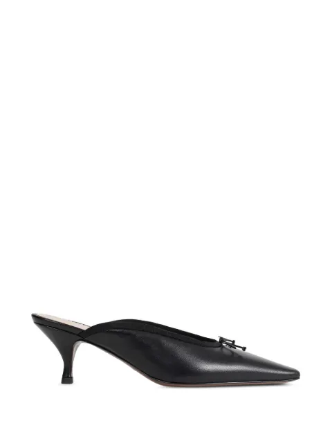 Vivienne Westwood Margot bow-detail pointed mules Black 7402000EWL00AG