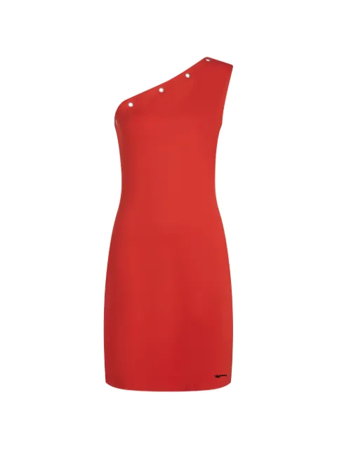 Karl Lagerfeld Jeans eyelet-detail one-shoulder mini dress Red B3W13009433