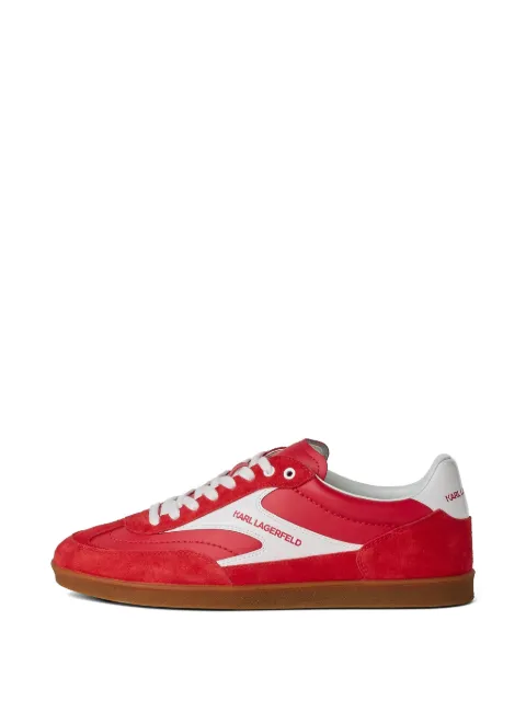 Karl Lagerfeld Jeans Kandidate leather sneakers Red KL63855T500