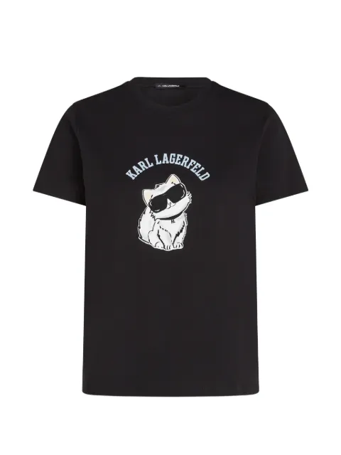 Karl Lagerfeld Ikon Choupette T-shirt Black B3W17100999