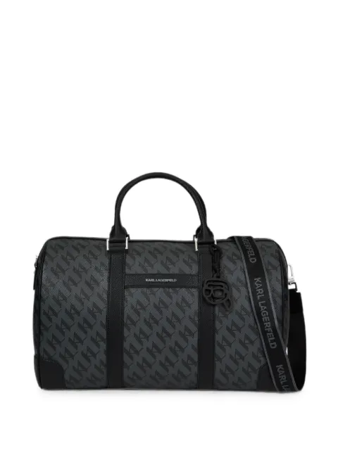 Karl Lagerfeld Ikon Monogram weekender bag Black B3M30255999
