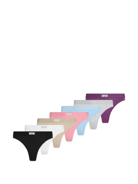 Karl Lagerfeld Days Of The Week thongs (set of seven) Black B3W47033B47