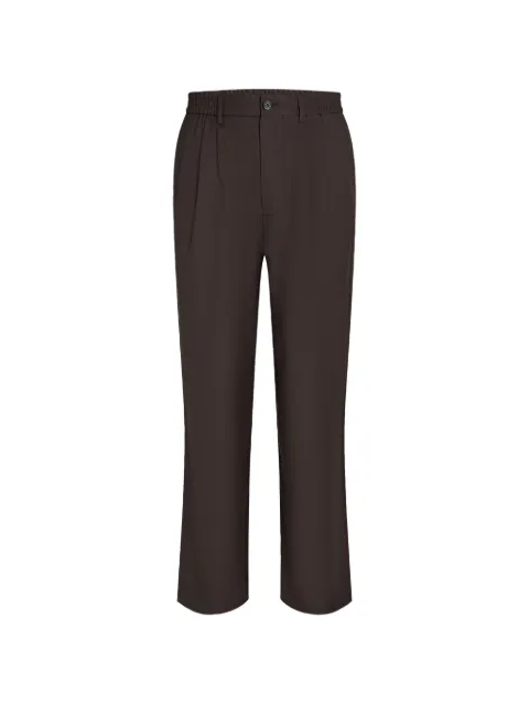 Karl Lagerfeld pleated tailored trousers Brown B3M100742EP