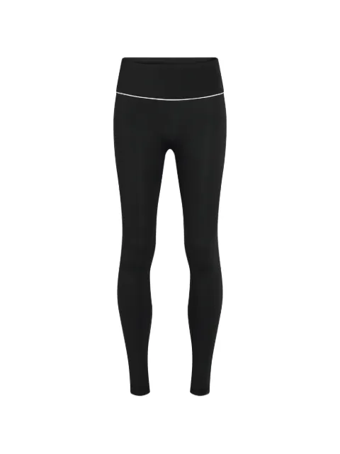 Karl Lagerfeld contrast-piping leggings Black B3W44013999