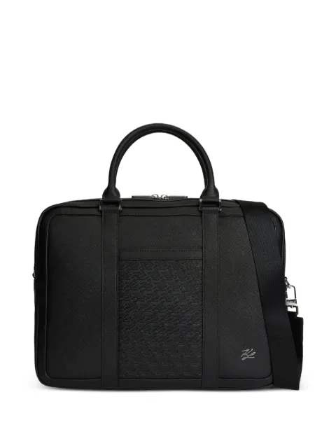 Karl Lagerfeld K/Autograph panel briefcase Black B3M30261999