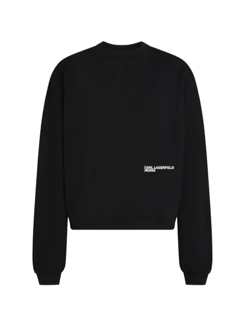 Karl Lagerfeld Jeans logo-print sweatshirt Black B3M20002