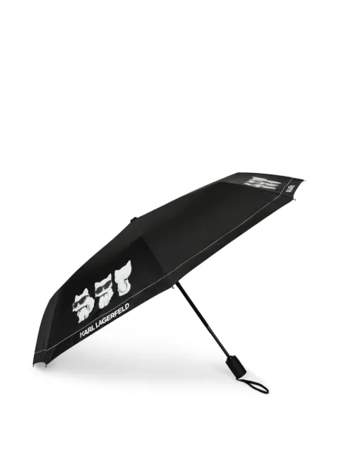Karl Lagerfeld Ikon Choupette small umbrella Black B3W50019999