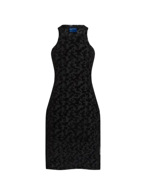 Karl Lagerfeld Jeans flocked floral-print mini dress Black B3W13004A59