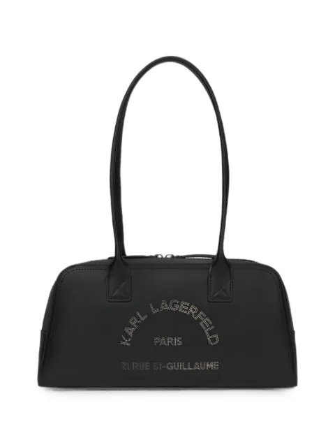 Karl Lagerfeld K/Daily leather bowling bag Black B3W300911AV