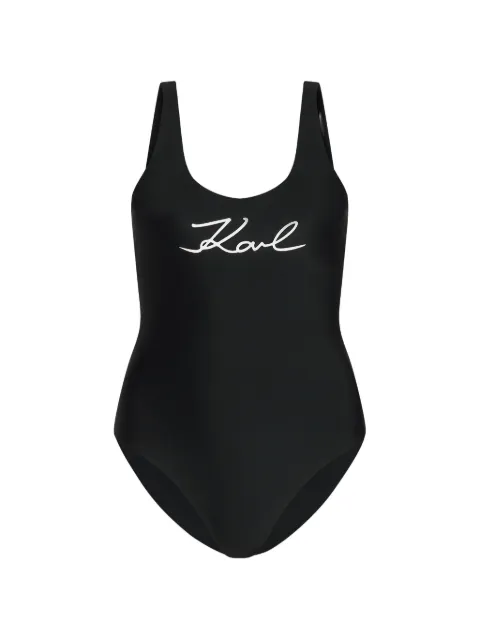 Karl Lagerfeld Signature swimsuit Black B3W46022999