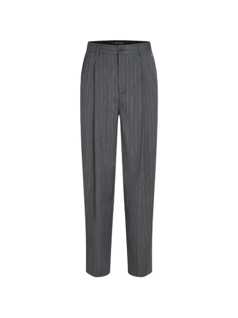 Karl Lagerfeld pinstripe pleated trousers Grey B3M10077284