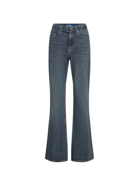 Karl Lagerfeld Jeans belted flared jeans Blue B3W100341YK