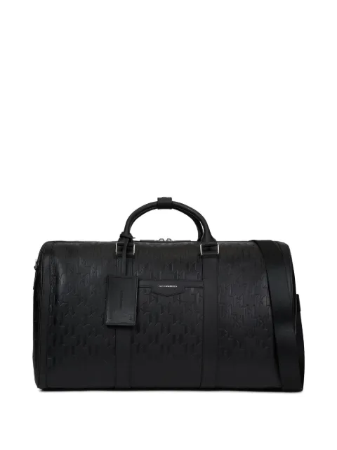 Karl Lagerfeld K/Loom leather duffle bag Black B3M30295999