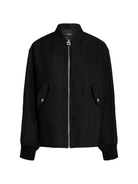 Karl Lagerfeld Ikon bouclé bomber jacket Black B3W14034999