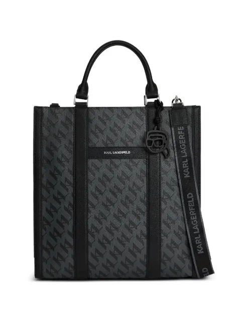 Karl Lagerfeld Ikon Monogram tote bag Black B3M30256999
