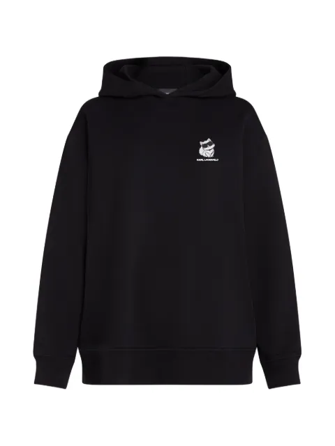Karl Lagerfeld Ikon Choupette oversized hoodie Black B3W20048999