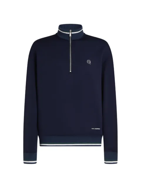 Karl Lagerfeld quarter-zip sweatshirt Blue B3M20040393