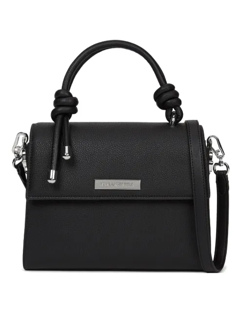 Karl Lagerfeld Ikon pebble knots crossbody bag Black B3W30125999