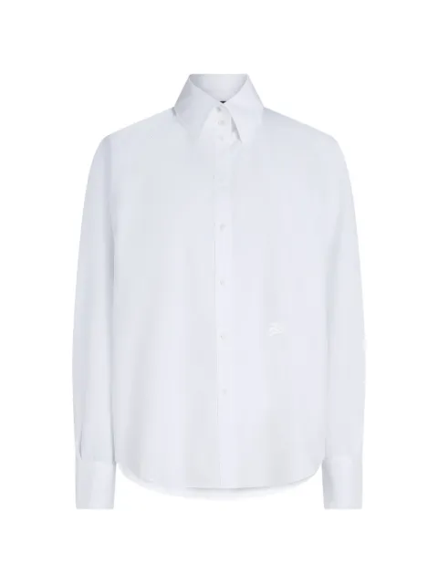 Karl Lagerfeld volume-sleeve poplin shirt White B3W11021100