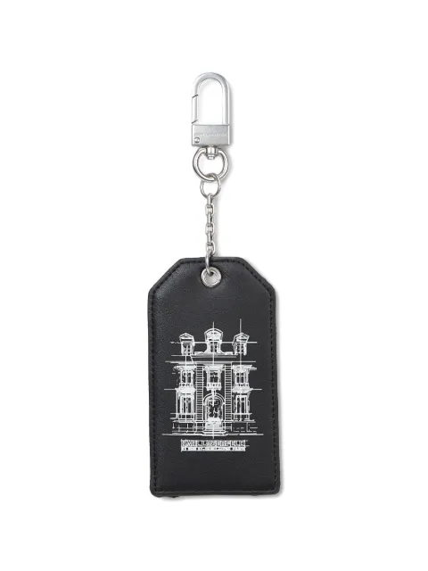 Karl Lagerfeld Rue St-Guillaume sketch keychain Black B3M50053999