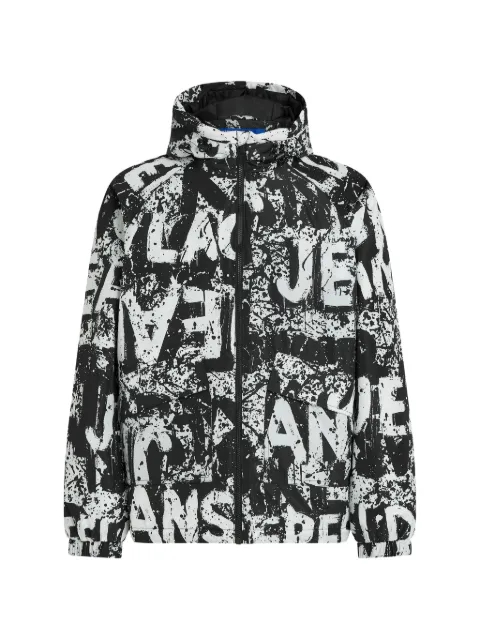 Karl Lagerfeld Jeans logo-print hooded jacket Black B3M15044A50