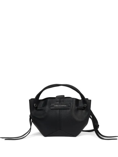 Karl Lagerfeld K/Pierced bucket bag Black B3W302801AV
