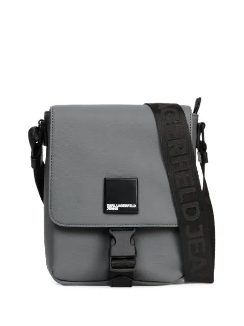 Karl Lagerfeld Jeans Venture logo-plaque messenger bag Grey B3M30216