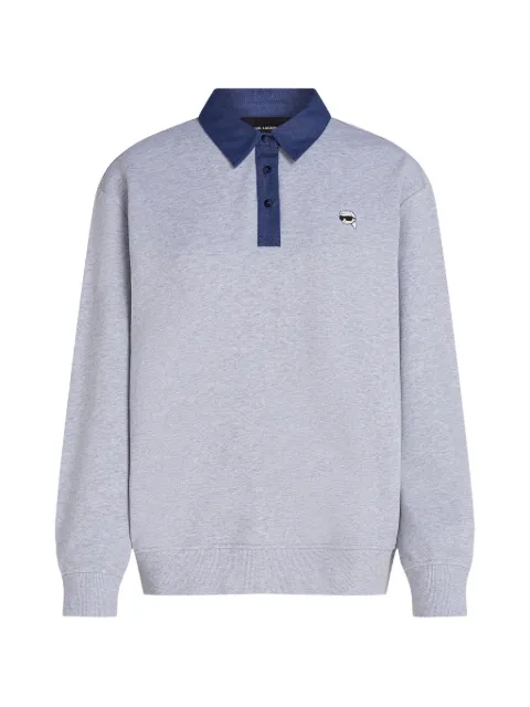 Karl Lagerfeld Ikon polo shirt Grey B3W20023257