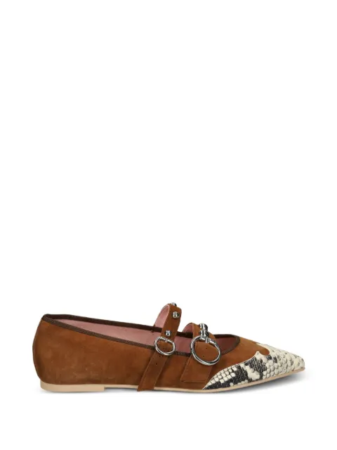Pretty Ballerinas Paris leather ballet flats Brown 53005002