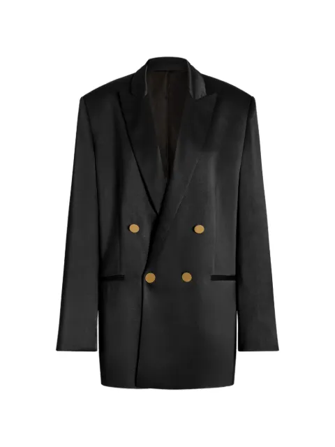 Alberta Ferretti double-breasted blazer Black AEF262U05056627