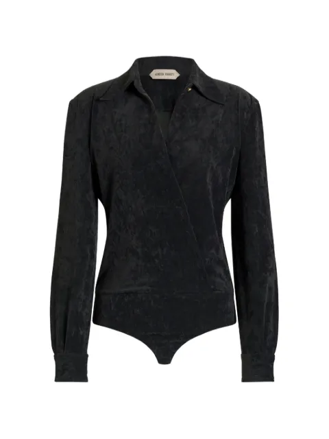 Alberta Ferretti long-sleeved bodysuit Grey AEF262U11016645