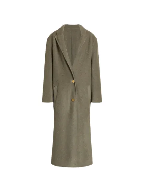Alberta Ferretti single-breasted wool coat Grey AEF262U06036658