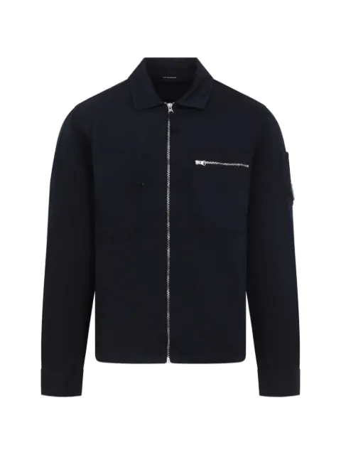 C.P. Company zip-up shirt Blue 20CMOS226A110626G888