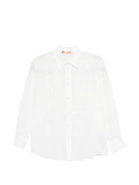 Ermanno Scervino lace-detail shirt White D484K302EKQ