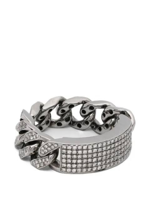 SHAY ID pavé-set diamond ring Silver SMR28