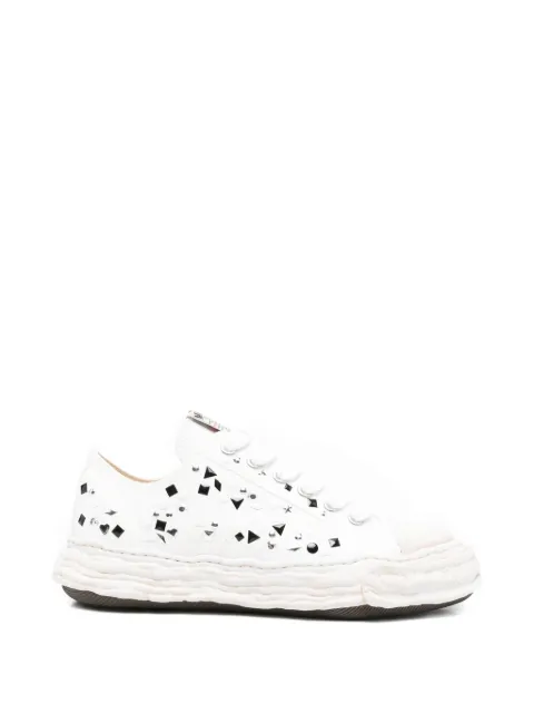 Maison MIHARA YASUHIRO stud-embellished chunky-sole sneakers White A16FW724