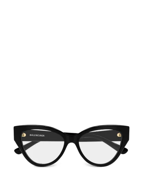 Balenciaga Eyewear logo cat-eye glasses Black BB0482O