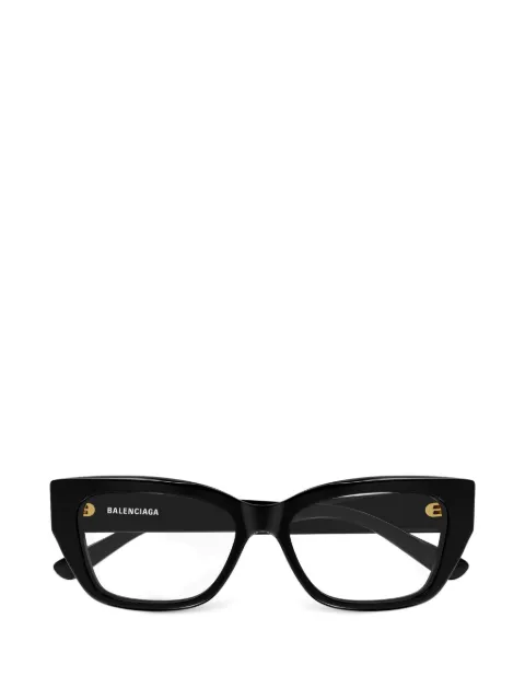 Balenciaga Eyewear geometric-frame glasses Black BB0483O
