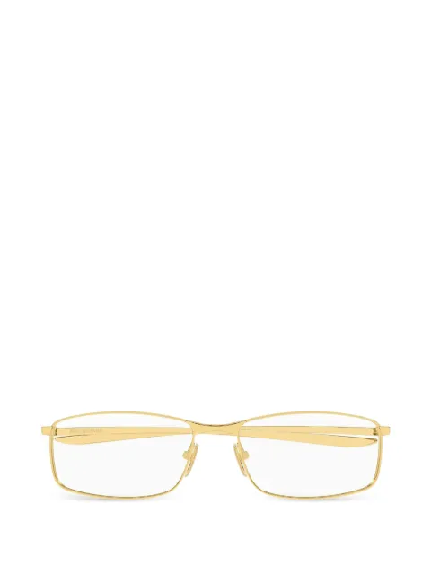 Balenciaga Eyewear rectangle-frame glasses Gold BB0496O