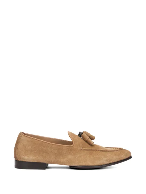 Doucal's tassel-detail suede loafers Neutrals DU3520REVERSE