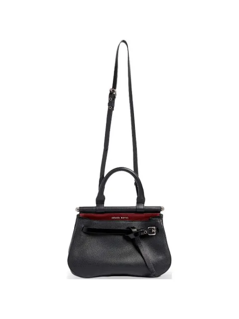 Antonio Marras small pebbled buckle-fastening shoulder bag Black MBOR252NE000