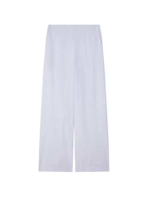 Patrizia Pepe pinstripe-pattern wide-leg trousers Blue 2P1781A544