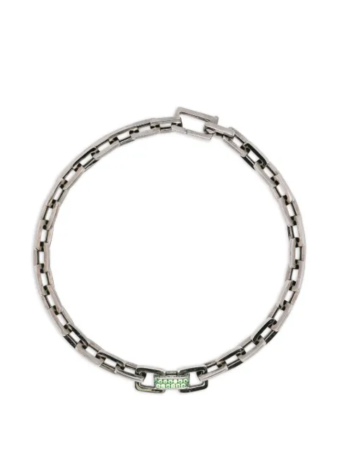 SHAY chain garnet bracelet Silver SMB374