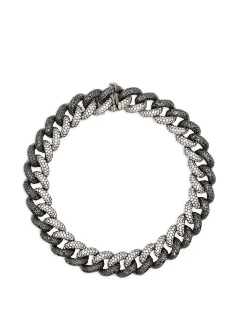 SHAY diamond black gold bracelet Black SMB12