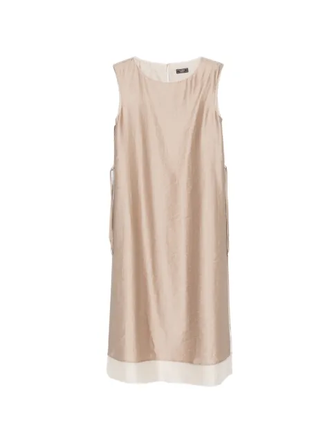 Peserico sleeveless midi dress Neutrals E023848867B