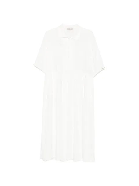 Herno buttoned midi dress Neutrals AB000077D12689