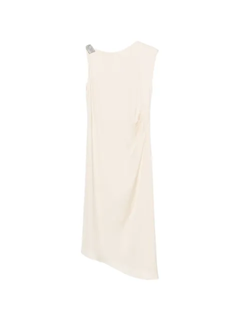 Peserico embellished draped dress Neutrals E0238301940