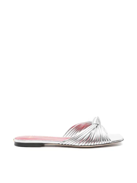 Valentino Garavani knotted sandals Silver WS0PJ8FLQ