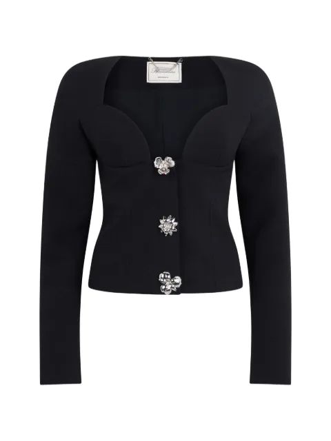 Blumarine embellished-buttons jacket Black A544B031A